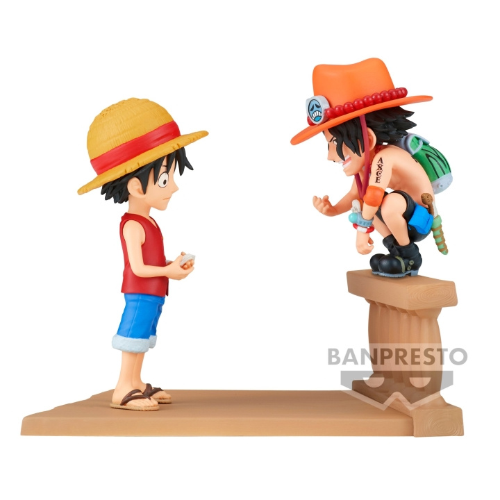 Banpresto One Piece Monkey D. Luffy & Portgas D. Ace - (BP89475P) i gruppen SPORT, FRITID & HOBBY / Sjove gadgets / Samlergenstande hos TP E-commerce Nordic AB (D20491)