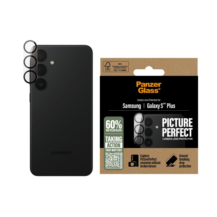 Panzer Glas - PicturePerfect linsebeskytter Galaxy S25 Plus i gruppen SMARTPHONES & TABLETS / Mobil Beskyttelse / Samsung hos TP E-commerce Nordic AB (D20498)