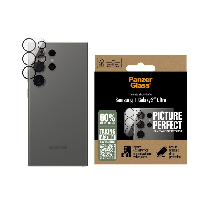 Panzer Glas - PicturePerfect linsebeskytter Galaxy S25 Ultra i gruppen SMARTPHONES & TABLETS / Mobil Beskyttelse / Samsung hos TP E-commerce Nordic AB (D20500)