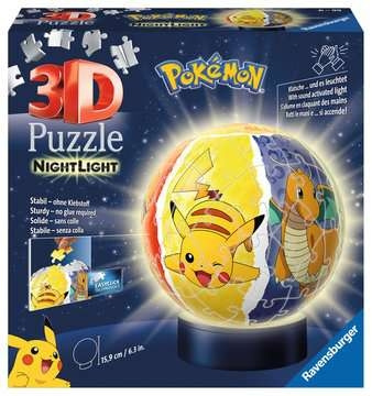 Ravensburger 3D Pokémon Night Light 72p - (10311547) i gruppen LEGETØJ, BØRN & BABY / Børneværelse / Belysning til børn / Natlamper hos TP E-commerce Nordic AB (D20504)
