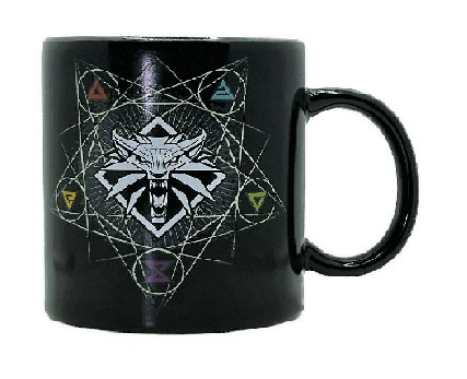 Good Loot The Witcher 3 Witcher Signs Heat Reveal-krus i gruppen SPORT, FRITID & HOBBY / Sjove gadgets / Krus hos TP E-commerce Nordic AB (D20516)