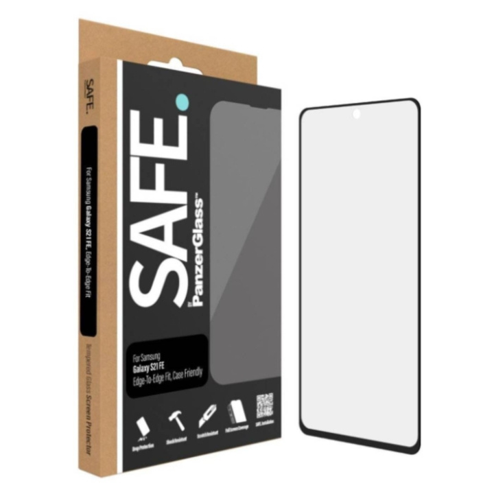 PanzerGlass SAFE by PanzerGlass - Skærmbeskytter - Samsung Galaxy S21 FE i gruppen SMARTPHONES & TABLETS / Mobil Beskyttelse / Samsung hos TP E-commerce Nordic AB (D20527)