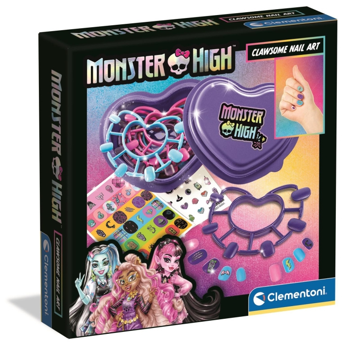 Clementoni Monster High Clawsome neglekunst - (I-18799) i gruppen LEGETØJ, BØRN & BABY / Legetøj / Legesæt hos TP E-commerce Nordic AB (D20528)