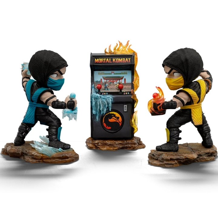 Iron Studios & Minico Mortal Kombat - Scorpion Vs Sub-zero Arcade Set Minico Figures i gruppen LEGETØJ, BØRN & BABY / Legetøj / Figurer, miniaturer og tilbehør hos TP E-commerce Nordic AB (D20537)