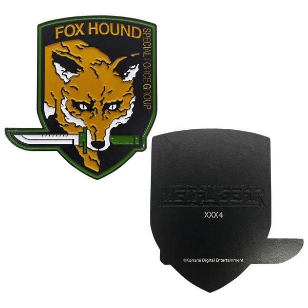 Fanatik Metal Gear Solid FOXHOUND Insignia Limited Edition Ingot i gruppen SPORT, FRITID & HOBBY / Sjove gadgets / Samlergenstande hos TP E-commerce Nordic AB (D20539)