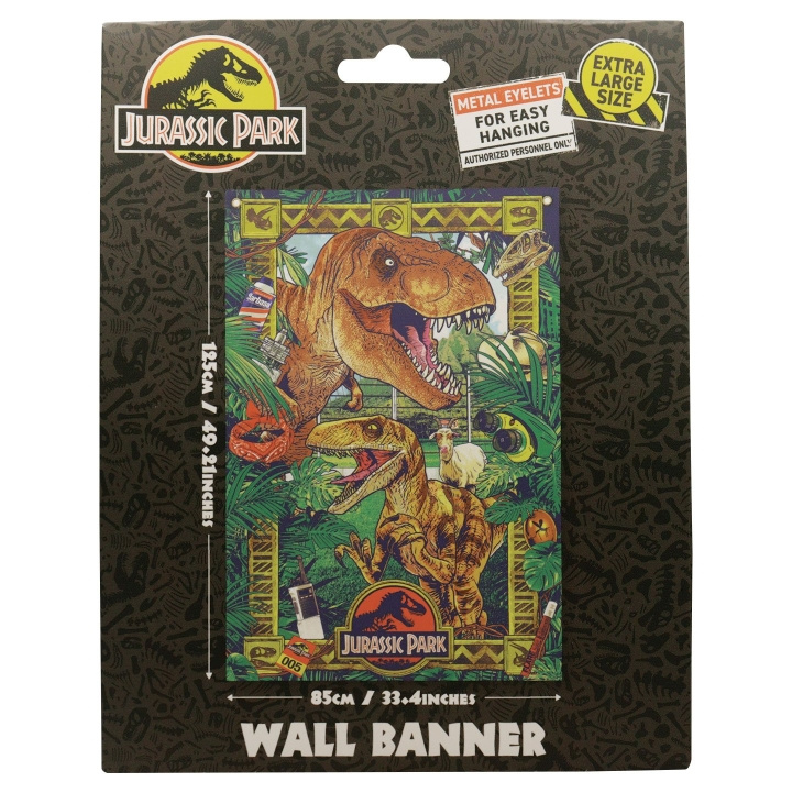 Jurassic Park vægbanner i gruppen SPORT, FRITID & HOBBY / Sjove gadgets / Samlergenstande hos TP E-commerce Nordic AB (D20546)