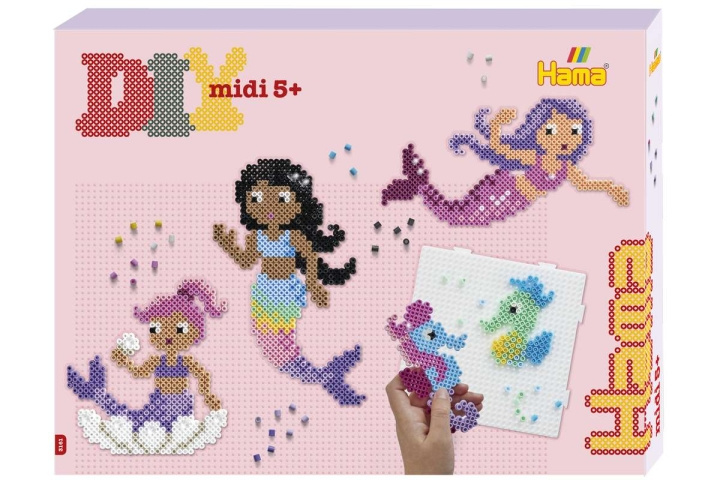 Hama Midi gaveæske havfruer (383161) i gruppen LEGETØJ, BØRN & BABY / Legetøj / Hobbyartikler hos TP E-commerce Nordic AB (D20550)