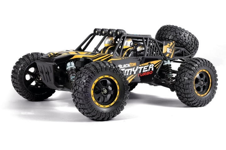 Blackzon Smyter DB Turbo 1/12 4WD 3S Brushless - Gul (540257) i gruppen LEGETØJ, BØRN & BABY / Radiostyrede / Radiostyrede biler hos TP E-commerce Nordic AB (D20611)