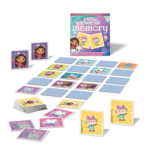 Ravensburger Gabby\'s Dollhouse Mini memory - 48 kort (10620956) i gruppen LEGETØJ, BØRN & BABY / Spil / Kortspil hos TP E-commerce Nordic AB (D20660)