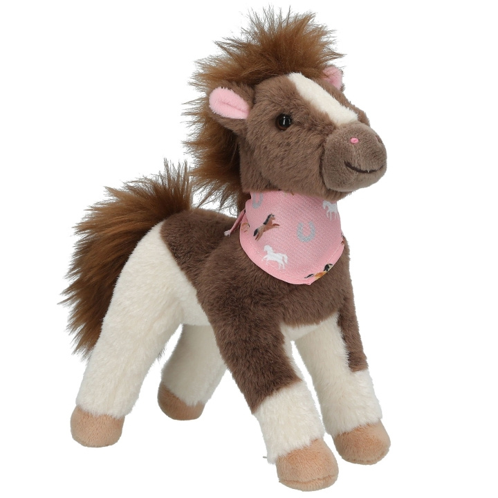 Miss Melody Plyshest brun hvid 18 cm - (0413480) i gruppen LEGETØJ, BØRN & BABY / Babyleg (0-3 år) / Tøjdyr hos TP E-commerce Nordic AB (D20661)