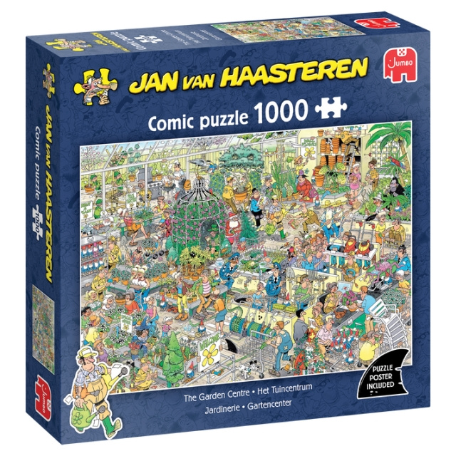 Jan van Haasteren Havecenter (1000 brikker) (JUM9066) i gruppen SPORT, FRITID & HOBBY / Hobby / Puslespil hos TP E-commerce Nordic AB (D20667)