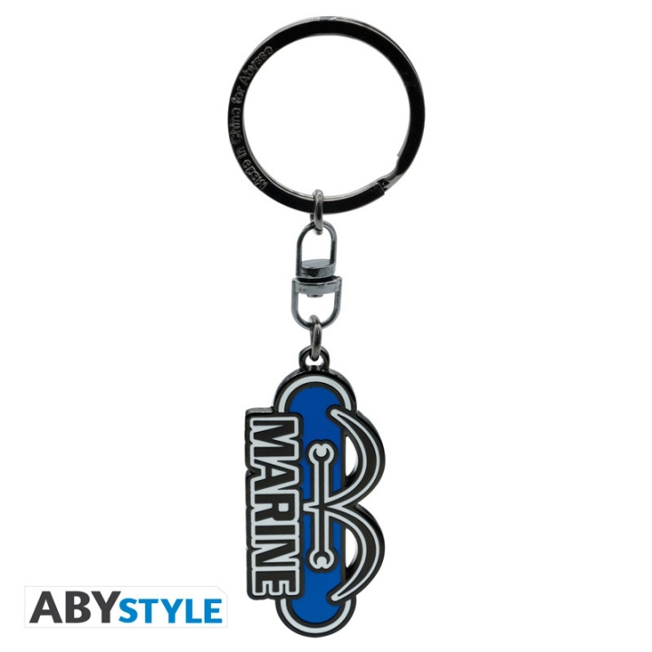 Abysse ONE PIECE - Marine-nøgleringe x4 i gruppen SPORT, FRITID & HOBBY / Sjove gadgets / Samlergenstande hos TP E-commerce Nordic AB (D20678)