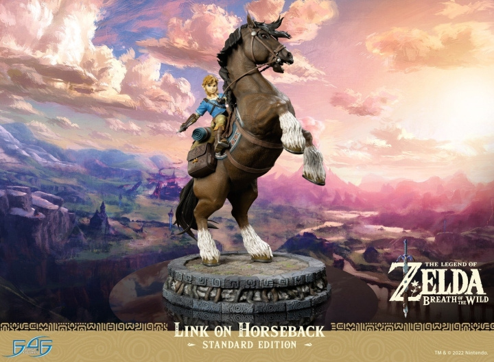 First4Figures The Legend of Zelda: Breath of the Wild (Link på hesteryg) RESIN-statue /Figurer i gruppen SPORT, FRITID & HOBBY / Sjove gadgets / Samlergenstande hos TP E-commerce Nordic AB (D20685)