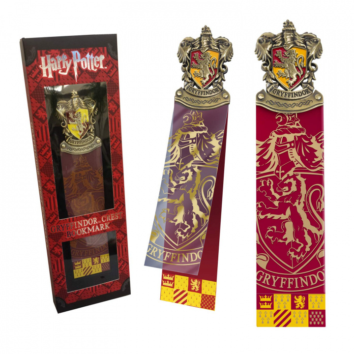 Noble Collection Harry Potter - bogmærke med Gryffondor-våben i gruppen SPORT, FRITID & HOBBY / Sjove gadgets / Samlergenstande hos TP E-commerce Nordic AB (D20721)