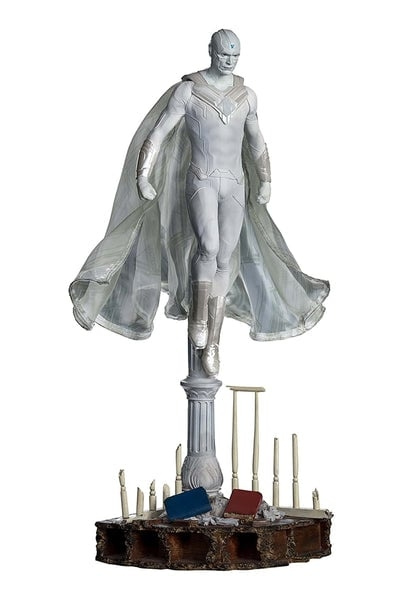 IronStudios - Marvel Wandavision: BDS 1:10 Statue i kunstskala - White Vision i gruppen SPORT, FRITID & HOBBY / Sjove gadgets / Samlergenstande hos TP E-commerce Nordic AB (D20738)