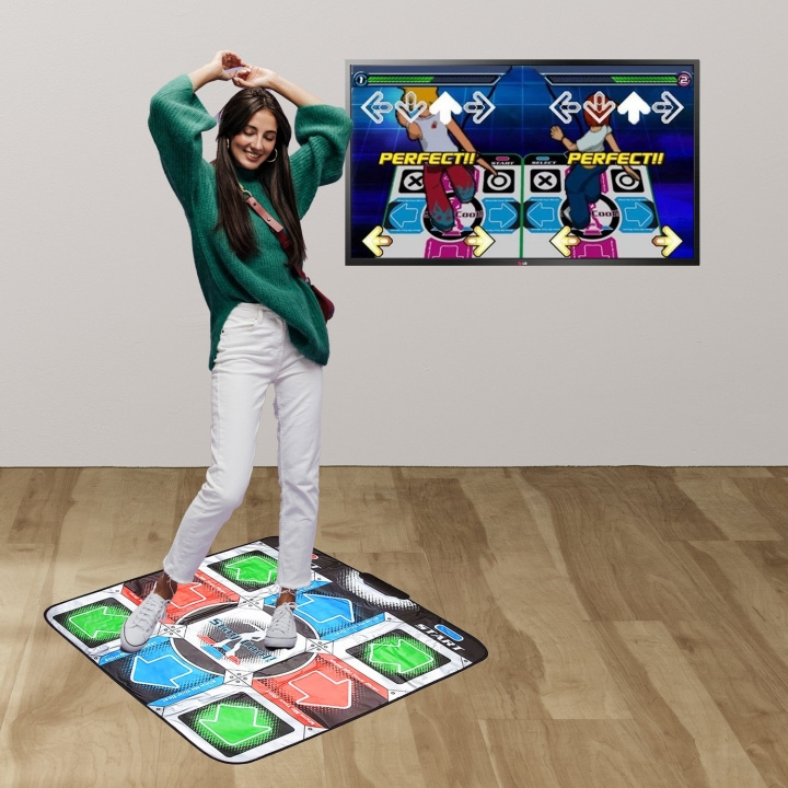 Mad Monkey Retro Dance Mat (inkl. 110 sange, 9 scener, 10 figurer) i gruppen HJEMMEELEKTRONIK / Spilkonsoller og tilbehør / Øvrige spil hos TP E-commerce Nordic AB (D20790)