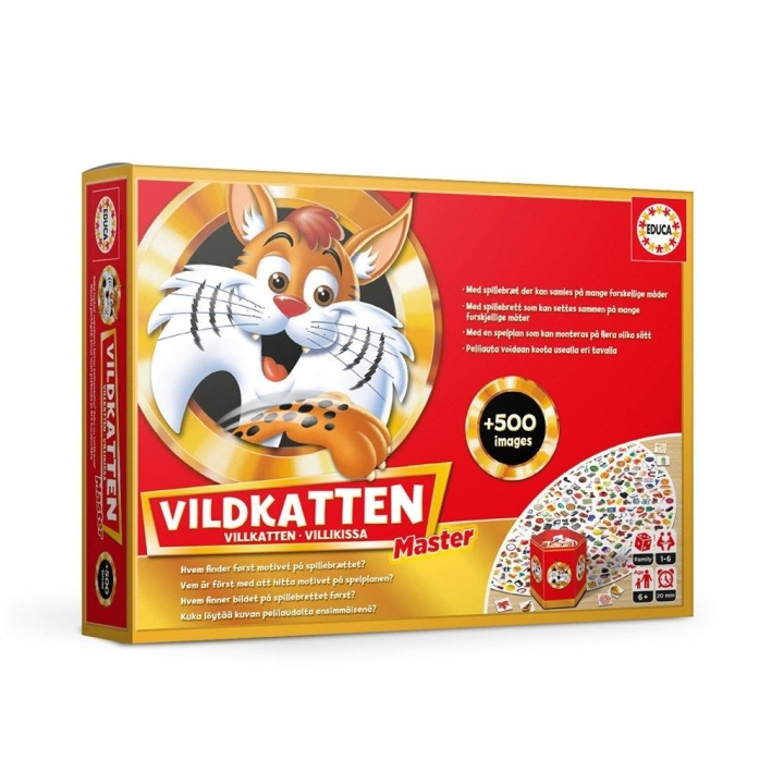 Educa Vildkatten Master 500 (015018) i gruppen LEGETØJ, BØRN & BABY / Legetøj / børns puslespil hos TP E-commerce Nordic AB (D20804)