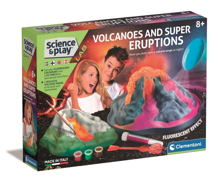 Clementoni Science & Play - Vulkan, der lyser i mørket (78803) i gruppen LEGETØJ, BØRN & BABY / Legetøj / Hobbyartikler hos TP E-commerce Nordic AB (D20805)