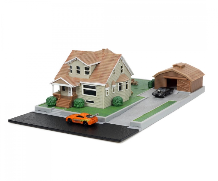 Jada Fast & Furious - Nano Dom\'s House Display Diorama (253203081) i gruppen LEGETØJ, BØRN & BABY / Legetøj / Legesæt hos TP E-commerce Nordic AB (D20811)