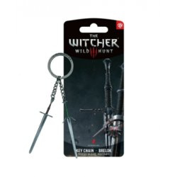 Good Loot The Witcher 3 Geralt nøglering med to sværd i gruppen SPORT, FRITID & HOBBY / Sjove gadgets / Samlergenstande hos TP E-commerce Nordic AB (D20815)
