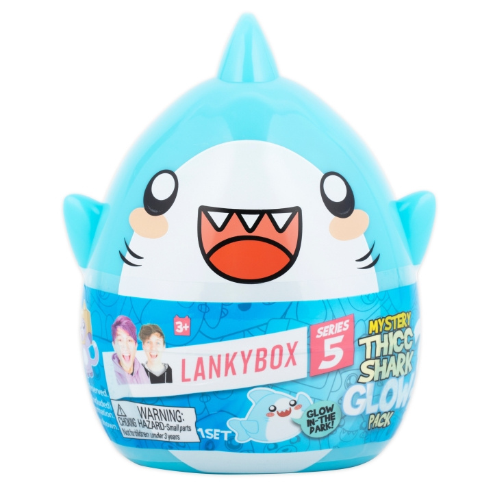 LankyBox Thicc Shark Glow Pack (2702) i gruppen LEGETØJ, BØRN & BABY / Legetøj / Figurer, miniaturer og tilbehør hos TP E-commerce Nordic AB (D20822)