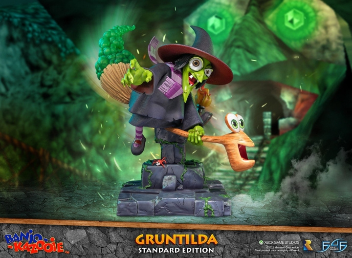 First4Figures Banjo Kazooie (Gruntilda) RESIN Statue i gruppen SPORT, FRITID & HOBBY / Sjove gadgets / Samlergenstande hos TP E-commerce Nordic AB (D20826)