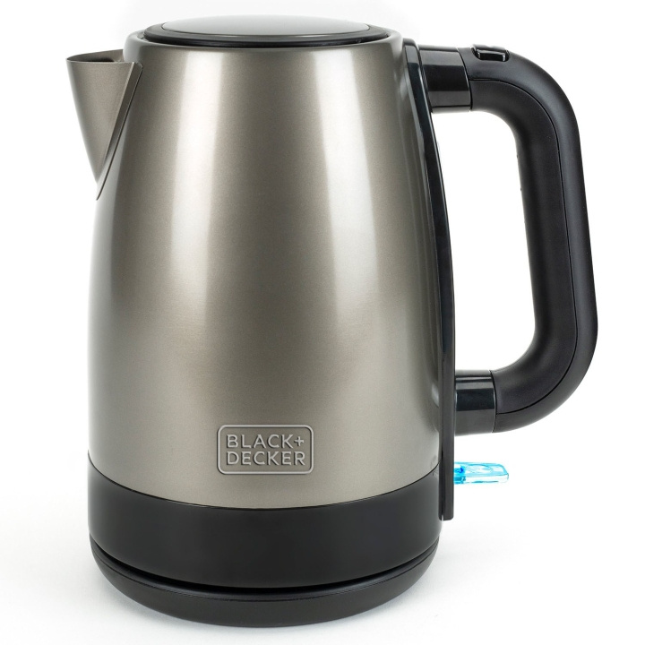 BLACK+DECKER Elkedel 2200W 1,7L Børstet Rustfrit Stål i gruppen HJEM, HUS & HAVE / Husholdningsapparater / Vand & Juice / Elkedel hos TP E-commerce Nordic AB (D20873)