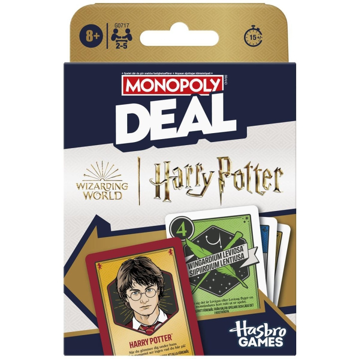 Hasbro gaming Kortspil Monopoly Deal Harry Potter (SE/FI) i gruppen LEGETØJ, BØRN & BABY / Spil / Brætspil hos TP E-commerce Nordic AB (D20909)