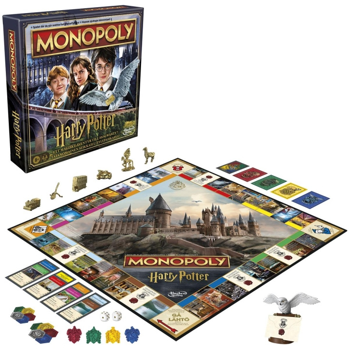 Hasbro gaming Brætspil Monopoly: Harry Potter (SE/FI) i gruppen LEGETØJ, BØRN & BABY / Spil / Brætspil hos TP E-commerce Nordic AB (D20912)
