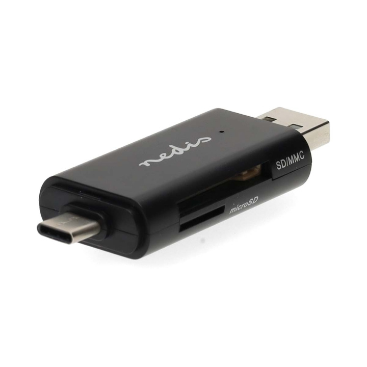 Nedis Kortlæser | microSD (TF) / microSDHC (TF) / microSDXC (TF) / SD / SDHC / SDXC | USB 2.0 i gruppen HJEMMEELEKTRONIK / Lagringsmedier / Hukommelseskortlæser hos TP E-commerce Nordic AB (D20936)