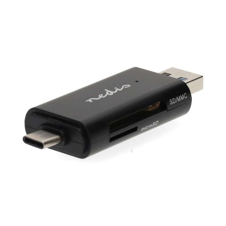Nedis Kortlæser | microSD (TF) / microSDHC (TF) / microSDXC (TF) / SD / SDHC / SDXC | USB 3.2 Gen1 i gruppen HJEMMEELEKTRONIK / Lagringsmedier / Hukommelseskortlæser hos TP E-commerce Nordic AB (D20937)