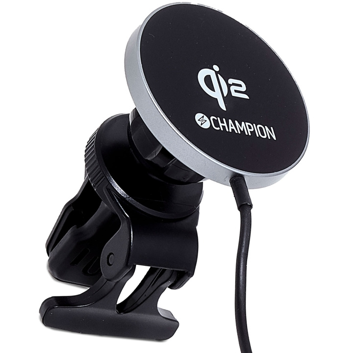 Champion Mobilhållare Bil QI2 15W i gruppen SMARTPHONES & TABLETS / Opladere og kabler / Bilopladere hos TP E-commerce Nordic AB (D20973)