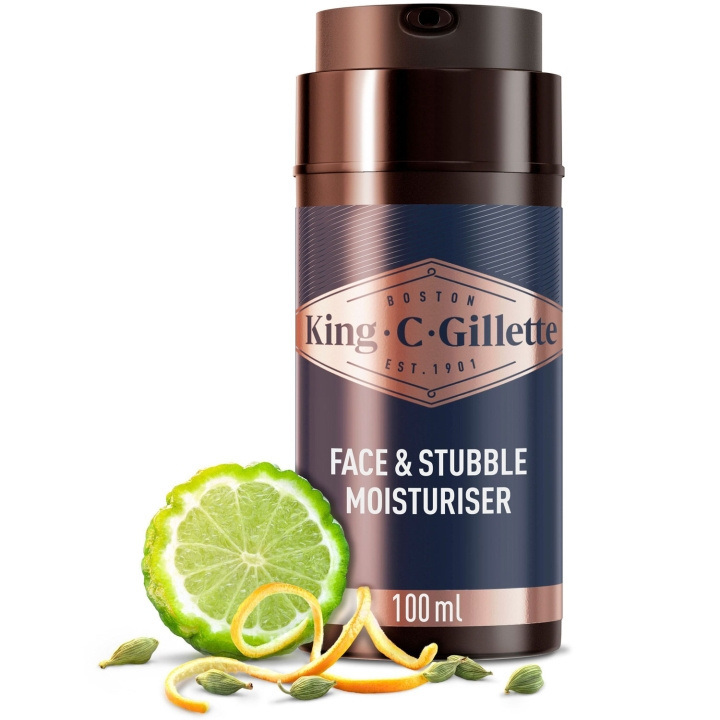 King C. Gillette Face & Stubble Moisturizer 100ml i gruppen SKØNHED & HELSE / Hår og styling / Skæg pleje / Skæg olie hos TP E-commerce Nordic AB (D20991)