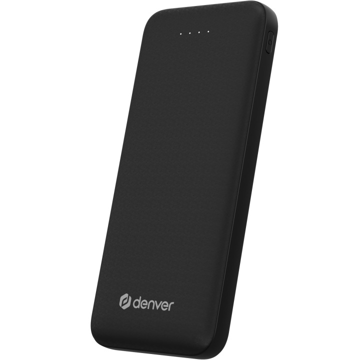 Denver PowerBank 10.000 mAh 10W Svart i gruppen SMARTPHONES & TABLETS / Opladere og kabler / Powerbanks hos TP E-commerce Nordic AB (D21011)
