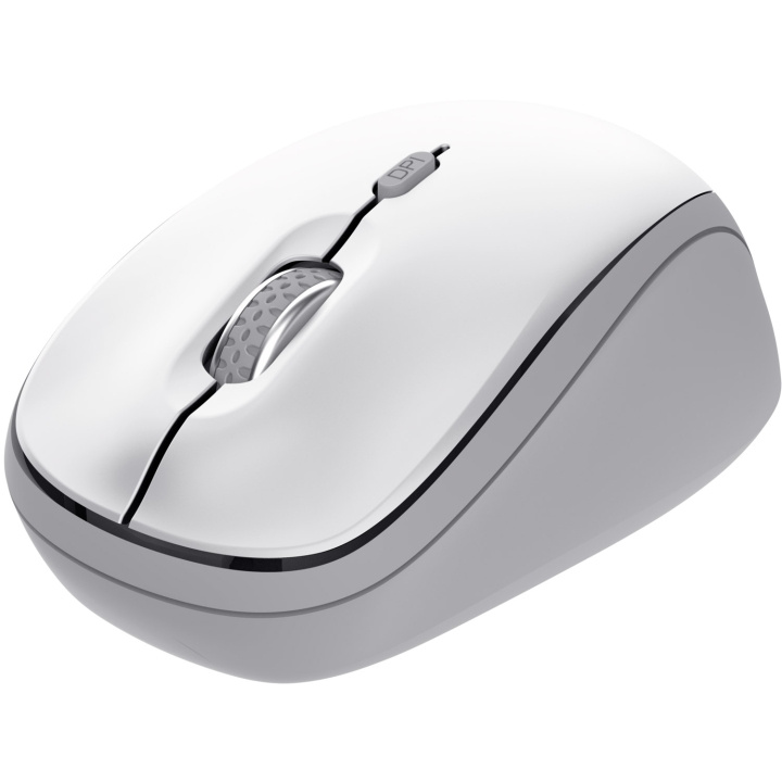 Trust Yvi+ Trådlös mus Bluetooth / 2,4 GHz Vit i gruppen COMPUTERTILBEHØR / Mus og tastatur / Mus / Ledningsfri hos TP E-commerce Nordic AB (D21032)