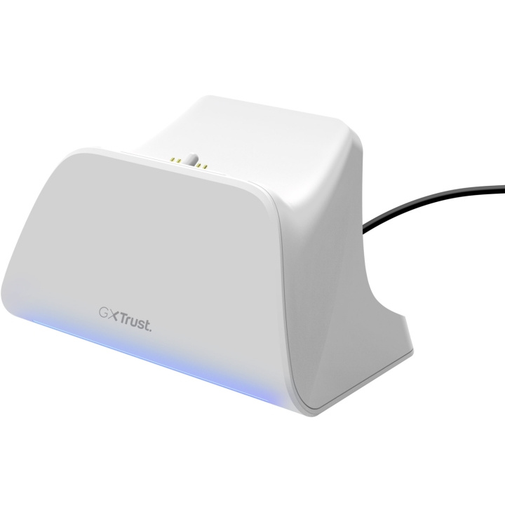 Trust GXT 255W Snabbladdningsställ för PS5-handkontroll Vit i gruppen HJEMMEELEKTRONIK / Spilkonsoller og tilbehør / Sony PlayStation 5 hos TP E-commerce Nordic AB (D21062)