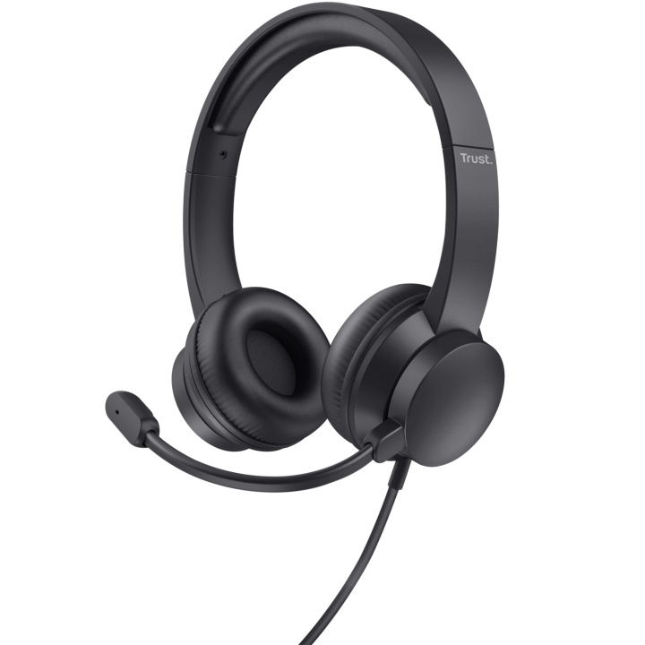 Trust Ayda PC-headset 3,5mm Svart i gruppen COMPUTERTILBEHØR / Computer Tilbehør / Headset hos TP E-commerce Nordic AB (D21066)