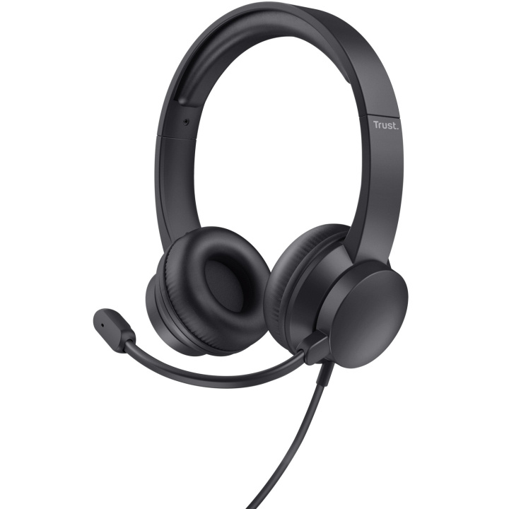 Trust Ayda PC-headset USB Svart i gruppen COMPUTERTILBEHØR / Computer Tilbehør / Headset hos TP E-commerce Nordic AB (D21067)