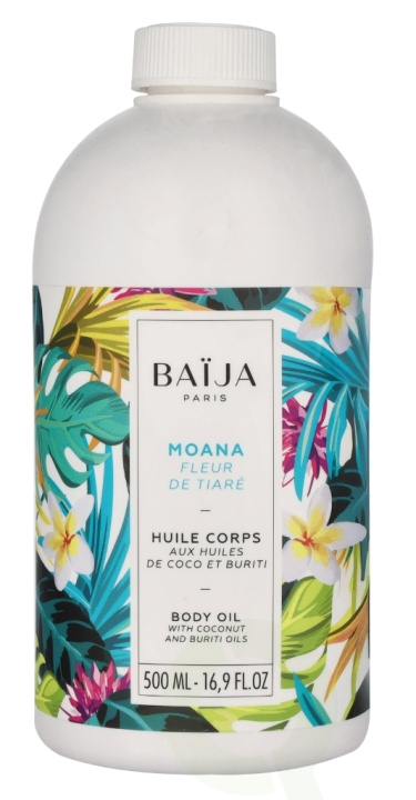 Baija Paris Baija Moana Body Oil Tiara Flower 500 ml i gruppen SKØNHED & HELSE / Hudpleje / Kropspleje / Kropsolie hos TP E-commerce Nordic AB (D21117)
