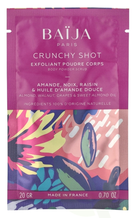 Baija Paris Baija Body Powder Scrub Crunchy Shot 20 g i gruppen SKØNHED & HELSE / Hudpleje / Ansigt / Scrub / Peeling hos TP E-commerce Nordic AB (D21119)