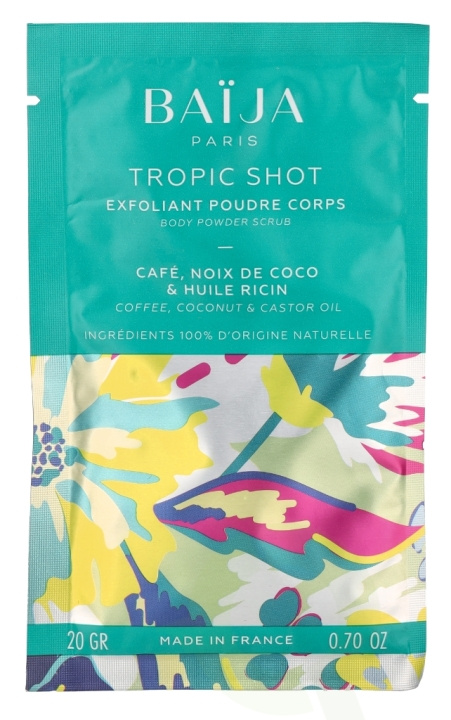 Baija Paris Baija Body Powder Scrub Tropic Shot 20 g i gruppen SKØNHED & HELSE / Hudpleje / Ansigt / Scrub / Peeling hos TP E-commerce Nordic AB (D21122)