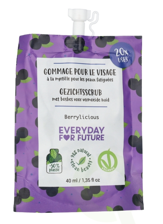 Everyday For Future Face Scrub 40 ml 20 Uses - Berrylicious i gruppen SKØNHED & HELSE / Hudpleje / Kropspleje / Body lotion hos TP E-commerce Nordic AB (D21154)