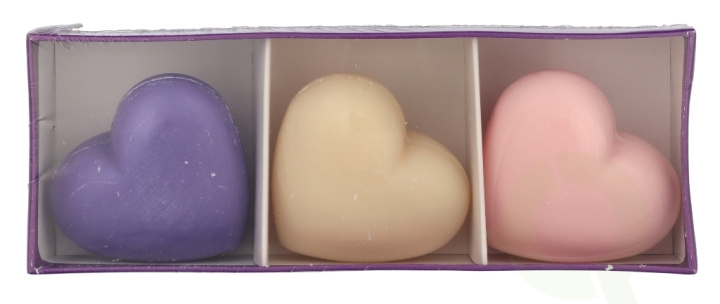 La Savonnerie De Nyons Extra Gentle Soap Set 150 g 3x50gr - Heart i gruppen SKØNHED & HELSE / Hudpleje / Kropspleje / Duft sæbe hos TP E-commerce Nordic AB (D21181)