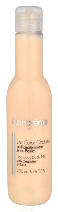 Blancreme Unctuous Body Milk 200 ml Grapefruit & Basil i gruppen SKØNHED & HELSE / Hudpleje / Kropspleje / Body lotion hos TP E-commerce Nordic AB (D21202)