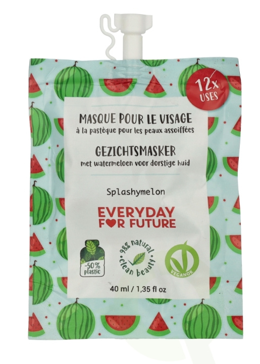 Everyday For Future Face Mask 40 ml 12 Uses - Splashymelon i gruppen SKØNHED & HELSE / Hudpleje / Ansigt / Dagcreme hos TP E-commerce Nordic AB (D21219)