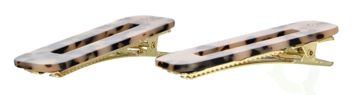 Bachca Paris Hair Slides Ecaille 2 piece 2 Pcs i gruppen SKØNHED & HELSE / Hår og styling / Hårtilbehør hos TP E-commerce Nordic AB (D21221)