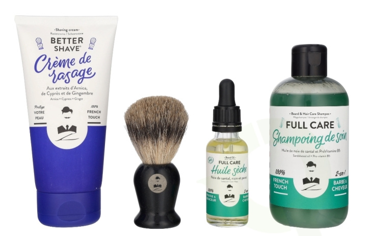 Monsieur Barbier Santa Barbier Shaving & Beard Set 455 ml Better Shave 175ml/Oil 30ml/Shampoo 250ml/Shaving Brush i gruppen SKØNHED & HELSE / Hår og styling / Skæg pleje / Skæg Conditioner hos TP E-commerce Nordic AB (D21222)