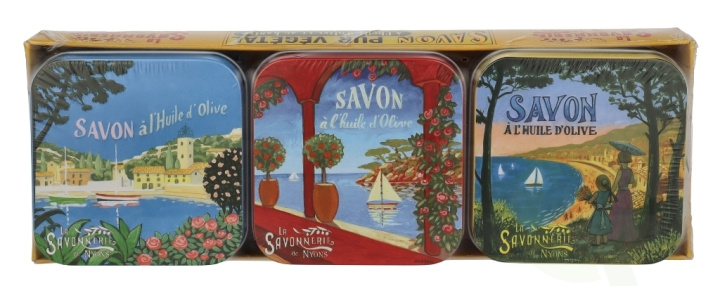 La Savonnerie De Nyons Soap Bar Set 3 Pcs - Mediterran. Lake 300 g 3x100gr i gruppen SKØNHED & HELSE / Hudpleje / Kropspleje / Duft sæbe hos TP E-commerce Nordic AB (D21229)