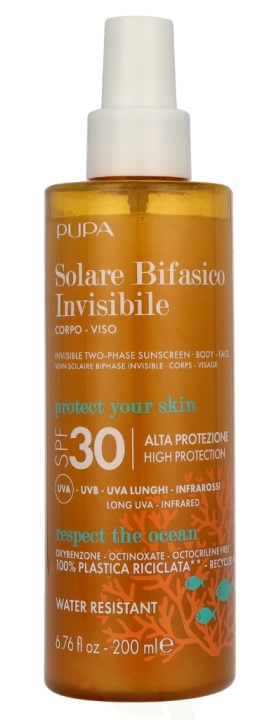 Pupa Milano Pupa Multifunction Invisible Two-Phase Sunscreen SPF30 200 ml i gruppen SKØNHED & HELSE / Hudpleje / Tanning / Solbeskyttelse hos TP E-commerce Nordic AB (D21241)