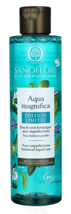 Sanoflore Aqua Magnifica Liquid Care - Limited Edition 200 ml 10 Years/For All Skin Types i gruppen SKØNHED & HELSE / Hudpleje / Ansigt / Ansigtsvand & Facemist hos TP E-commerce Nordic AB (D21251)